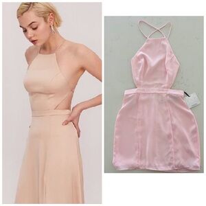 NWT • Fame and Partners • The Ada Dress in Pale Pink